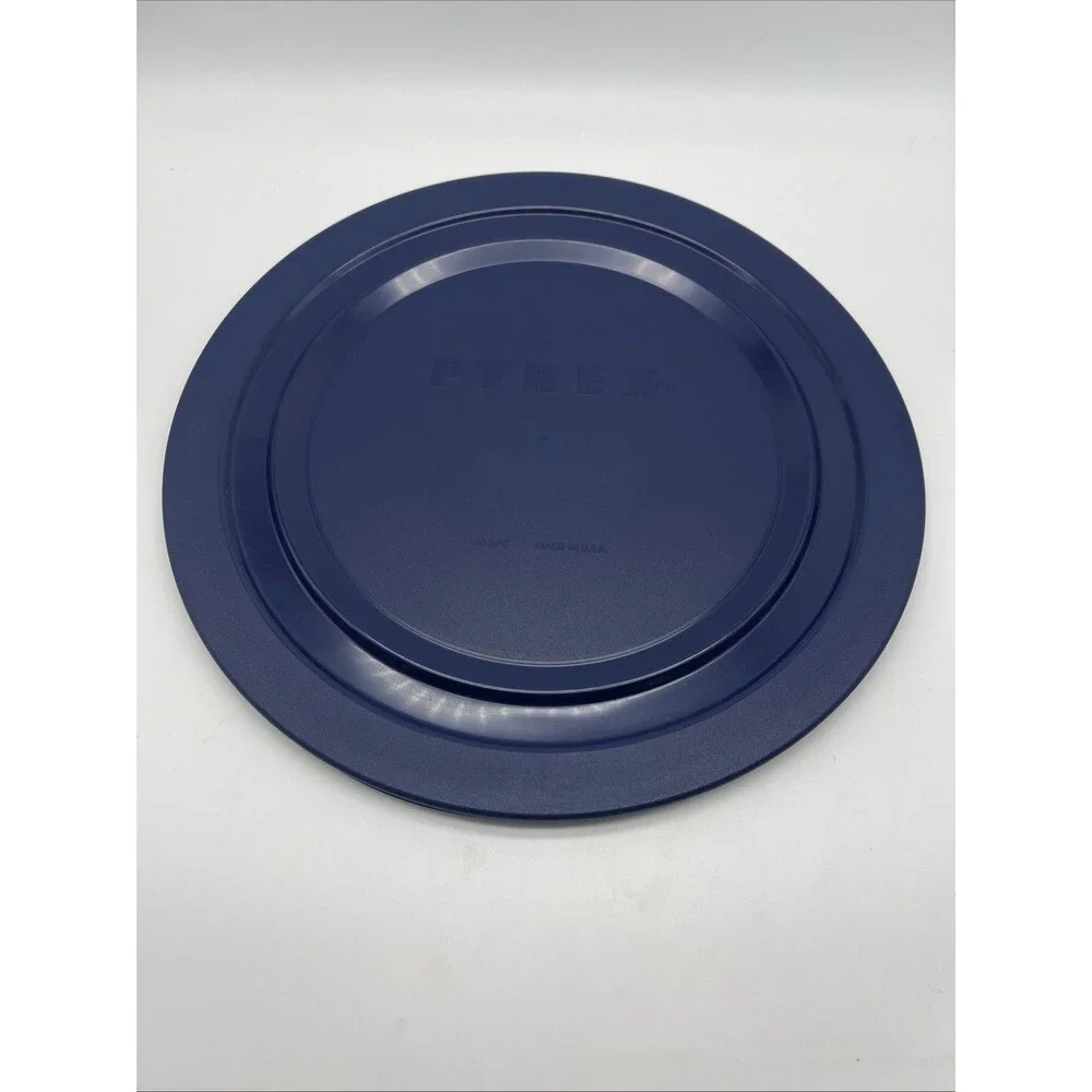 PYREX 7404-PC 4.5 Quart Dark Blue Plastic Storage Lid Cover for Glass Bowl
